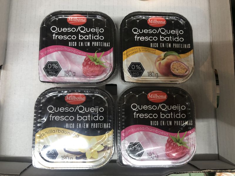 Milbona Quark de fruta com Proteína