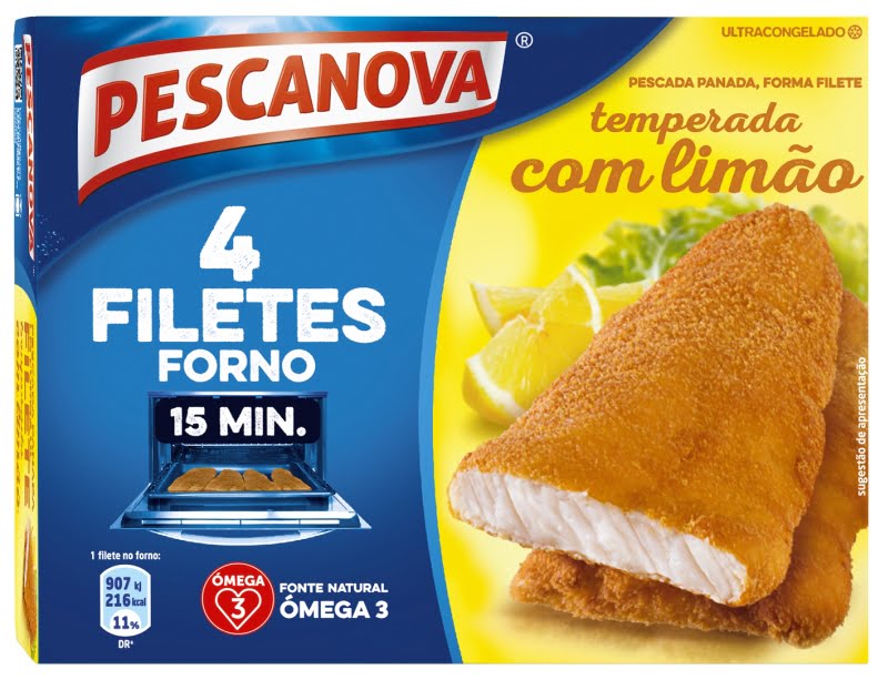 Pescanova lança Filetes Forno com sabor limão