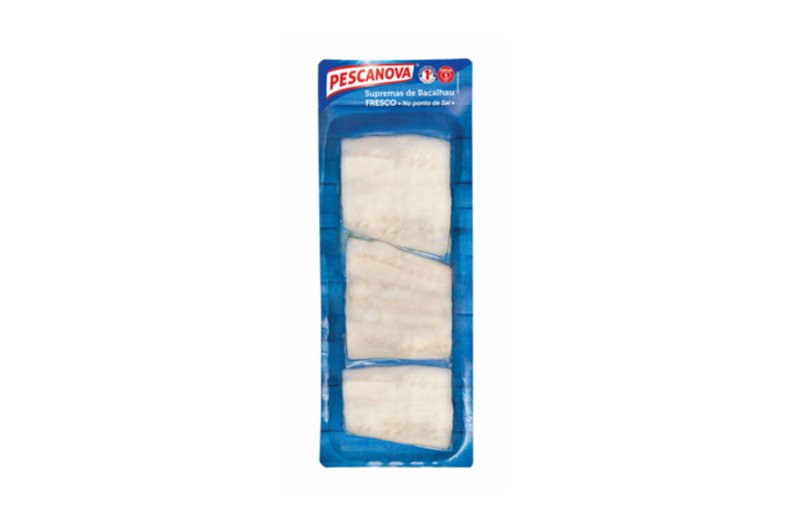 Pescanova lança Supremas de Bacalhau com embalagem skin-pack