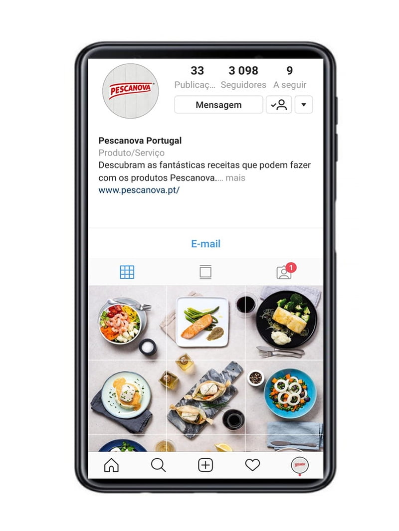 Pescanova também está Instagram
