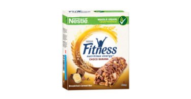 Nestlé lança barras de cereais Fitness de chocolate e banana