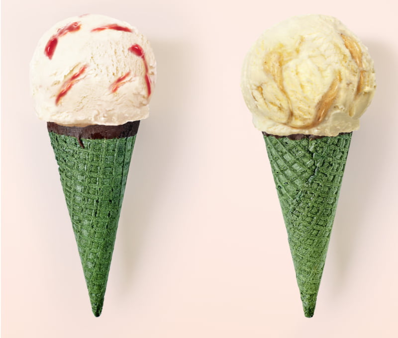 Häagen-Dazs lança cones coloridos