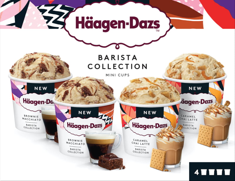 Häagen-Dazs lança novos gelados no canal de distribuição