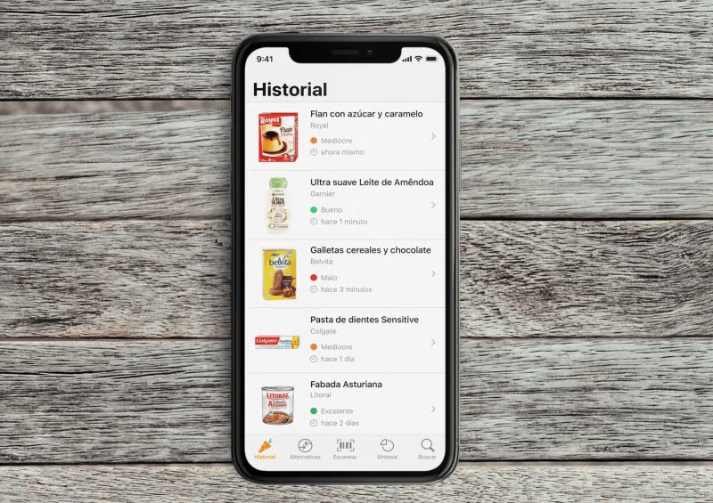 A app que permite consultar o impacto dos produtos alimentares e cosméticos