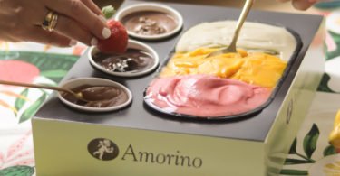 Gelados da Amorino já são entregues pela Uber Eats e pela Glovo