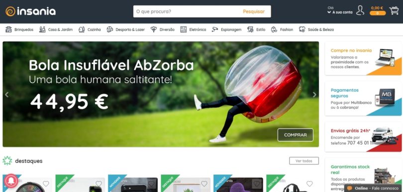 Insania quer ocupar quota da Amazon em Portugal