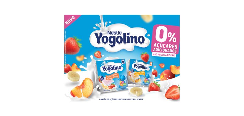 Yogolino lança referências sem açúcares adicionados