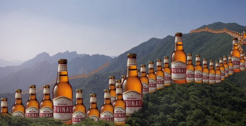 Cerveja Quinas segue à conquista da China