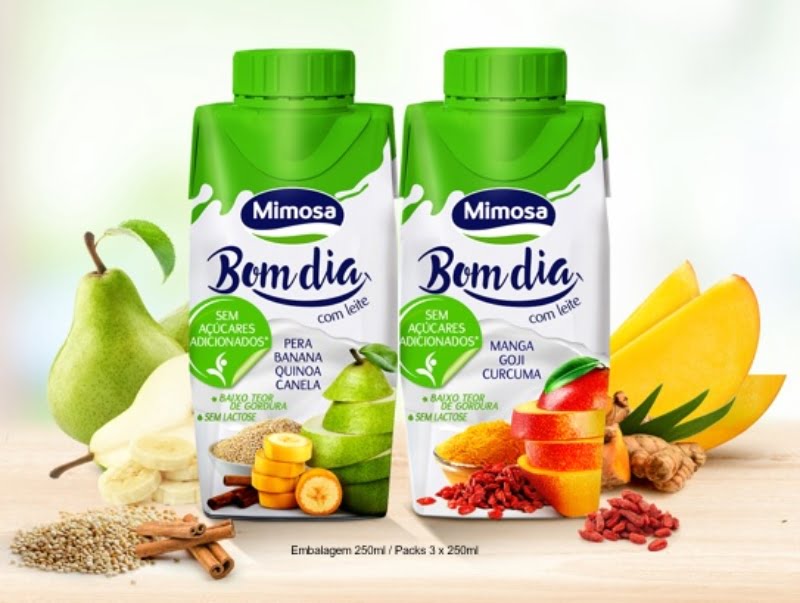 Mimosa lança bebida de leite Mimosa Bom Dia