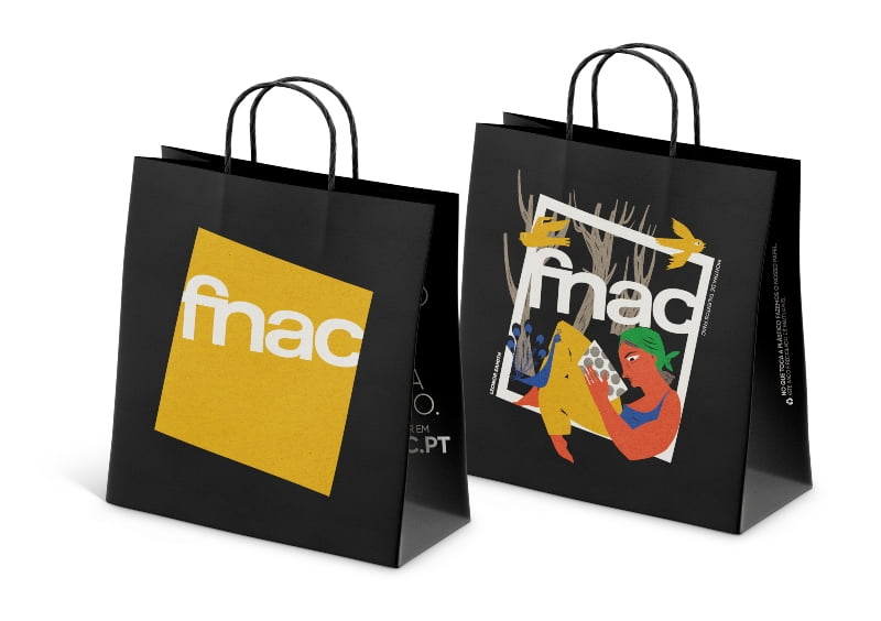 Sacos de papel chegam às lojas Fnac com ilustrações de artistas nacionais
