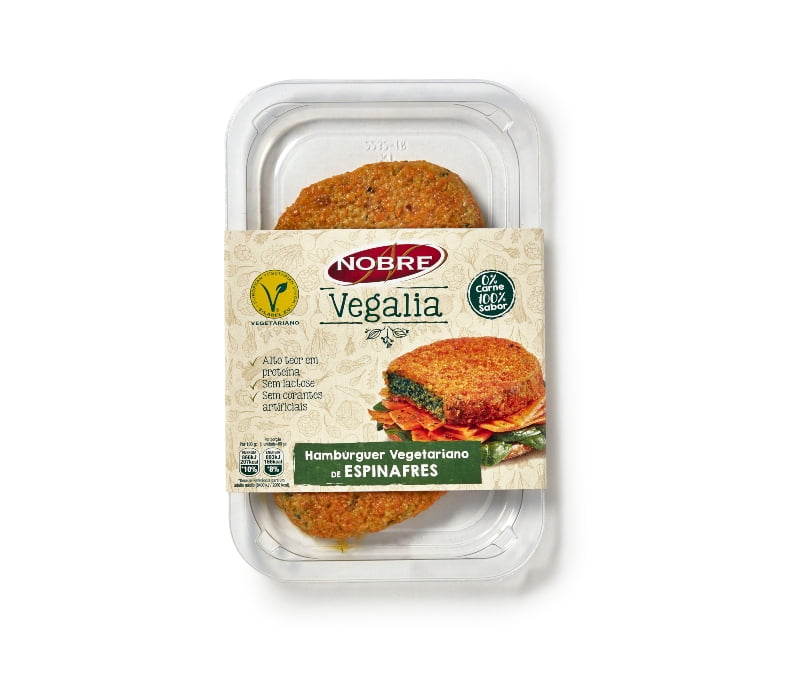 Nobre Vegalia lança hambúrgueres e nuggets