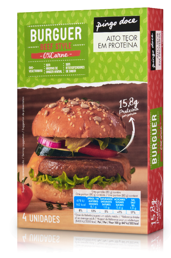Hambúrgueres com 0% de carne são novidade na MdD Pingo Doce