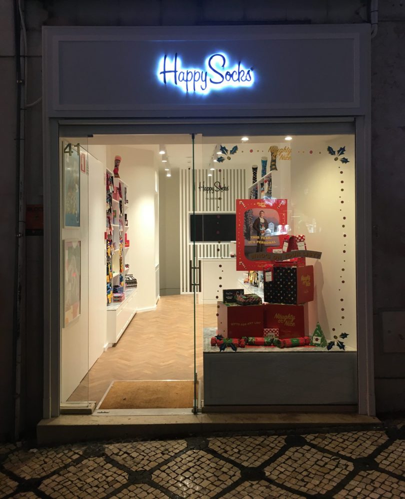 Primeira loja da Happy Socks em Portugal é no Chiado