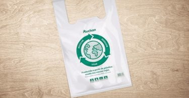 Saco Eco Circular da Auchan Retail Portugal é 100% reciclado e 100% reciclável