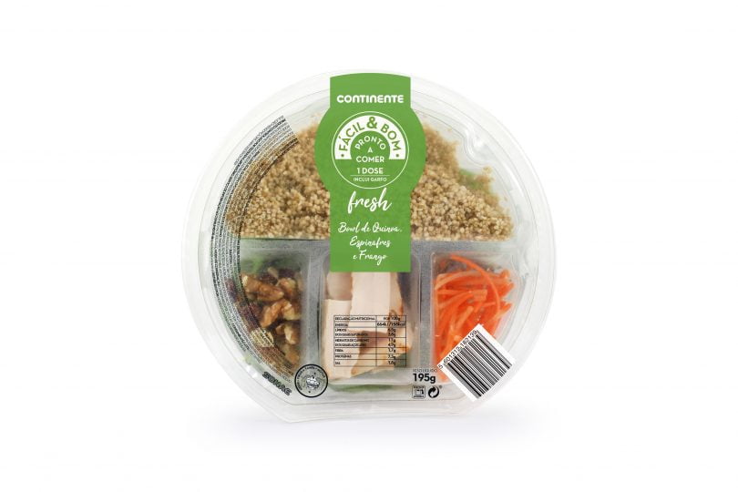 Bowl Quinoa Espinafres Frango