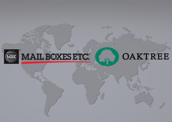 Oaktree adquire participação até 40% na Mail Boxes Etc