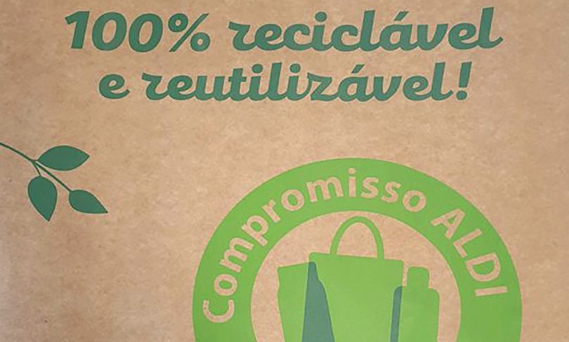 Aldi Portugal introduz sacos de papel Kraft