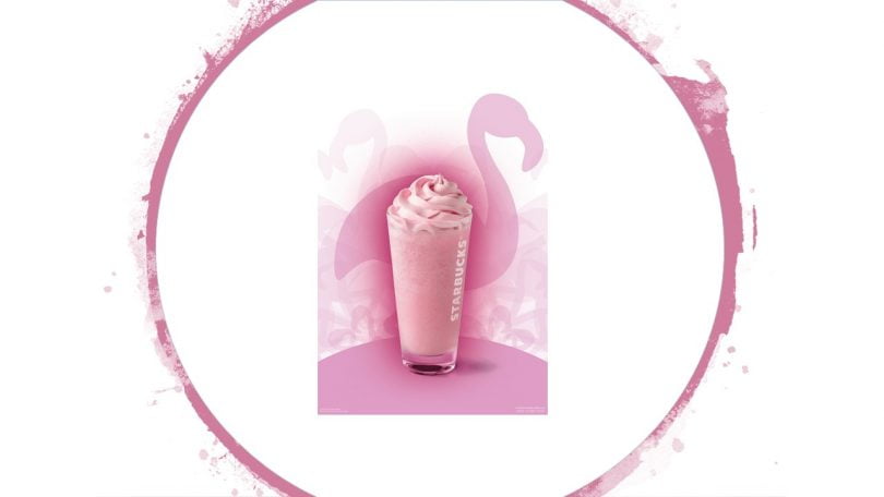 Starbucks apresenta nova bebida de chocolate rosa Ruby Flamingo Frappuccino