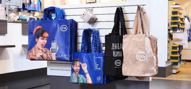 C&A elimina sacos de plástico descartáveis e disponibiliza alternativas