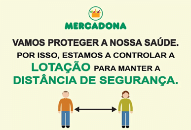 Mercadona anuncia novo conjunto de medidas de proteção