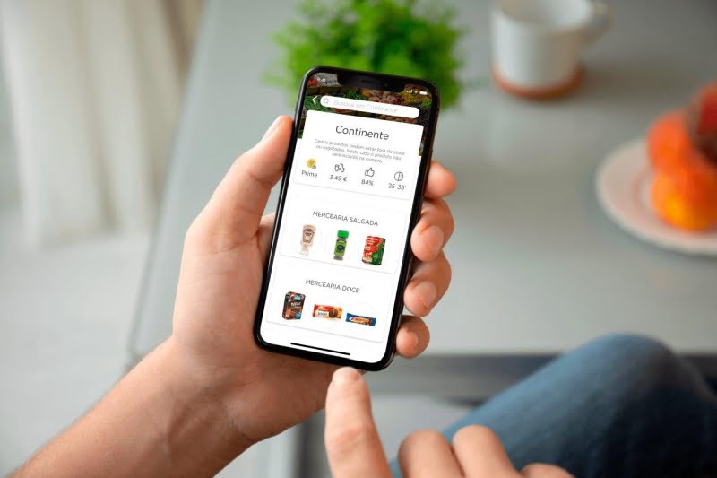 Continente tem 32 disponíveis na Glovo