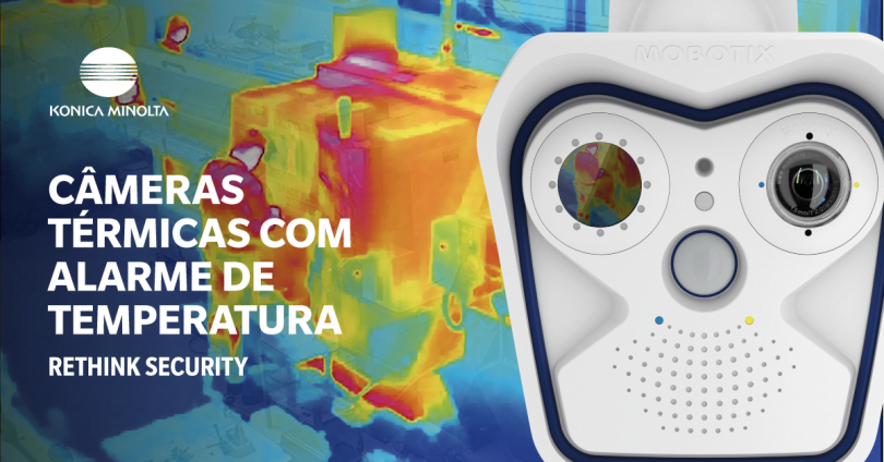 Konica Minolta apresenta câmaras inteligentes com sensor de temperatura