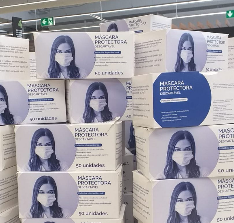 Pingo Doce vende máscaras descartáveis 