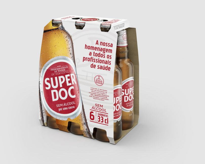 Super Bock Free lança edição especial para homenagear todos os profissionais de saúde