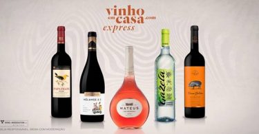 Vinho em Casa Express disponível através da Uber Eats