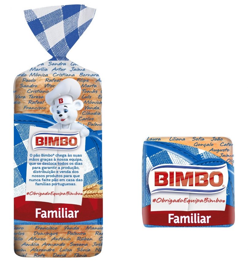 Bimbo agradece aos colaboradores com uma nova embalagem