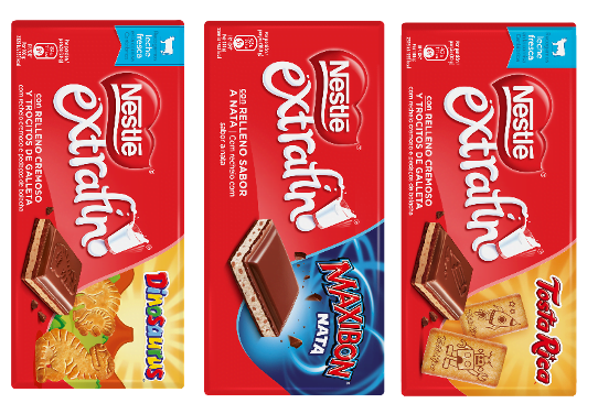 Nestlé Extrafino lança tabletes de chocolate recheadas