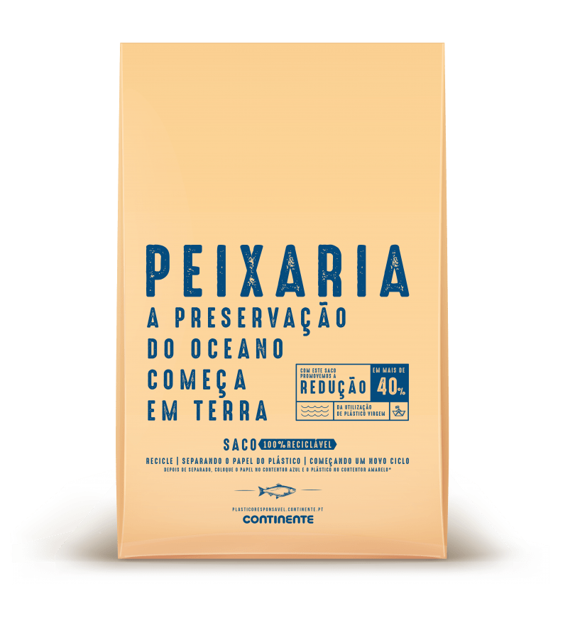 Continente lança saco de peixaria com menos 40% de plástico