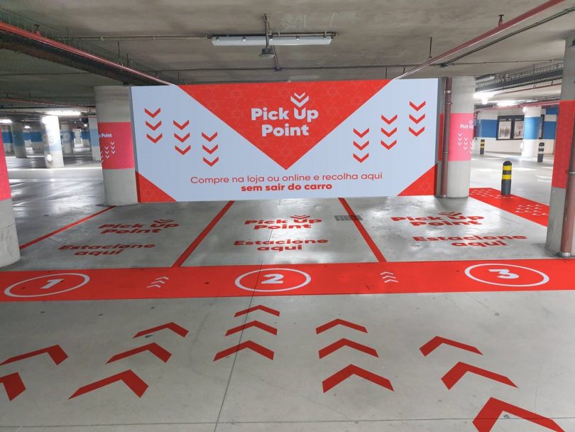 Visualização Pick Up Point e