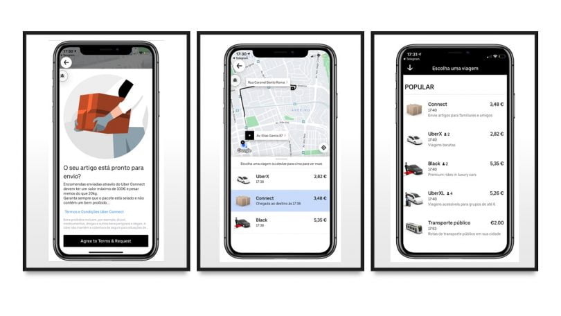 Uber lança serviço de entrega a consumidores finais