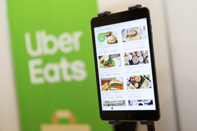 Uber Eats app and logo