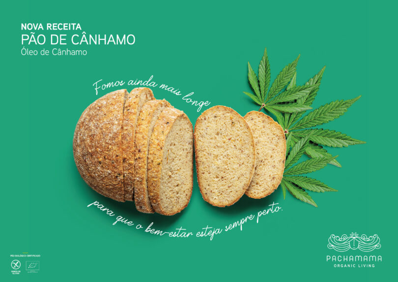 Pão cânhamo