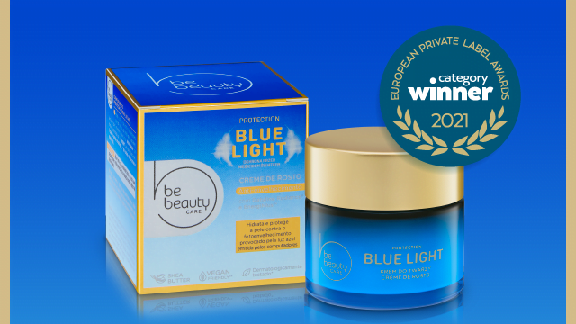 O creme facial blue light protection Be Beauty, do Pingo Doce, foi o vencedor categoria Non-Food do European Private Label Awards.