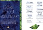 A Dove anunciou o Projeto de Restauração Florestal elaborado para proteger e restaurar as florestas no Norte da Sumatra, na Indonésia.