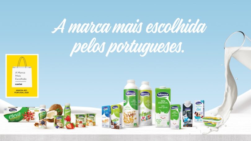 A marca preferida dos portugueses na categoria de bens de consumo é, pelo nono ano consecutivo, a Mimosa, de acordo com o Brand Footprint.