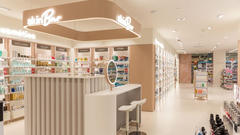 A Wells conta agora com mais uma nova loja a integrar o seu novo conceito de beauty alargado com perfumaria, maquilhagem e cosmética.