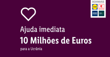 O grupo Schwarz vai doar bens no valor de 10 milhões de euros para abastecer os refugiados nas zonas próximas da fronteira ucraniana.