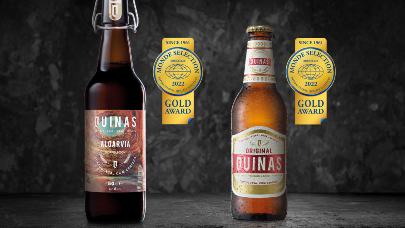 A marca de cerveja Quinas triplicou as suas vendas durante o primeiro trimestre de 2022, quando comparado ao período homólogo do ano passado.