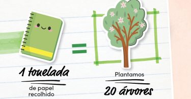 Continente promove plantação de árvores através de reciclagem de cadernos escolares