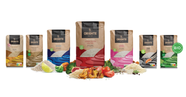 Arroz Oriente apresenta rebranding com embalagens 100% em papel