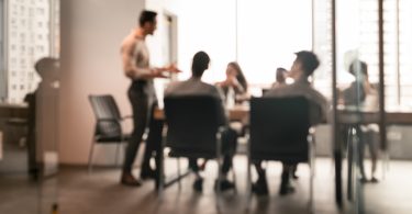 empresários, reunião