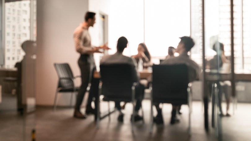 empresários, reunião