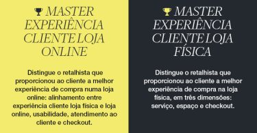 Master Experiência Cliente: Conheça os prémios que distinguem projetos online e em loja