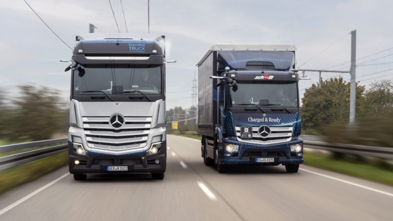 A Daimler Truck definiu a estratégia na eletrificação, apostando tanto na tecnologia de baterias elétricas como nas células de combustível.