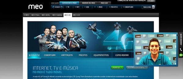 Meo lança atendimento ao cliente online por vídeo