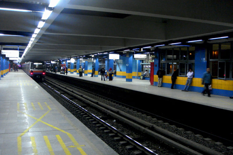 Bilhética Indra no Metro do Cairo